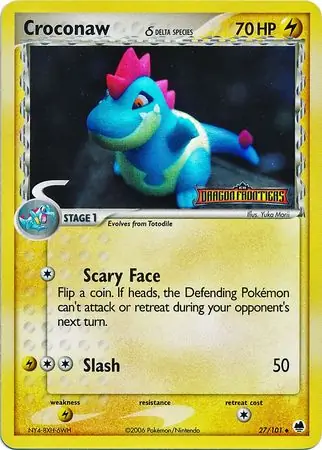 Croconaw Reverse Holo 27