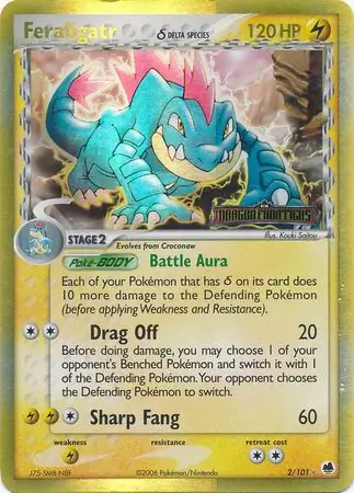 Feraligatr Reverse Holo 2 Normal