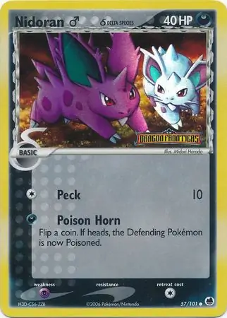Nidoran M Reverse Holo 57