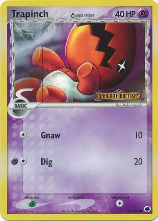 Trapinch Reverse Holo 68