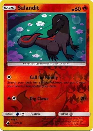 Salandit Reverse Holo 13 Normal