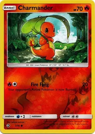 Charmander Reverse Holo 1 Normal