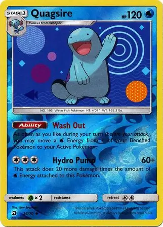 Quagsire Reverse Holo 26 Normal