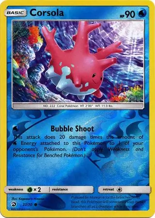 Corsola Reverse Holo 27 Normal
