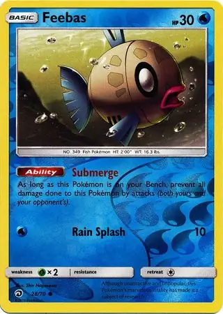 Feebas Reverse Holo 28 Normal