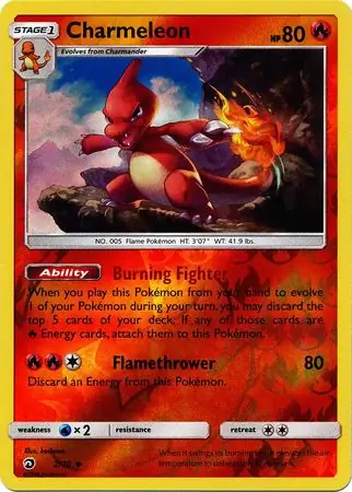 Charmeleon Reverse Holo 2 Normal