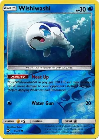 Wishiwashi Reverse Holo 31 Normal