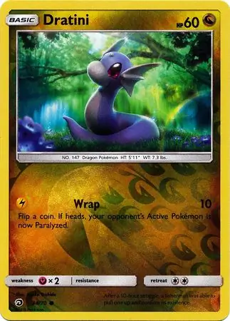 Dratini Reverse Holo 34 Normal
