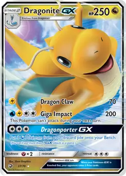 Dragonite GX 37 Normal