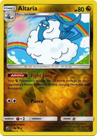 Altaria Reverse Holo 40 Normal