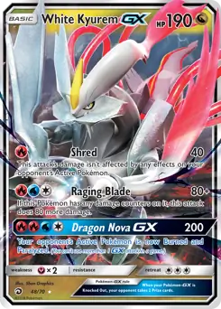 White Kyurem GX 48 Normal