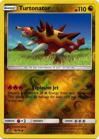 Turtonator Reverse Holo 50 Normal