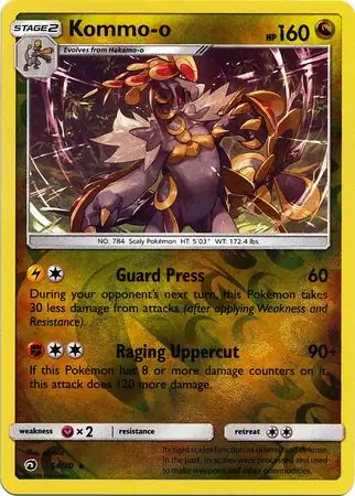 Kommo-o Reverse Holo 54 Normal