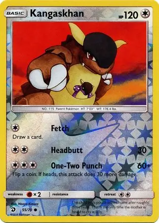 Kangaskhan Reverse Holo 55 Normal
