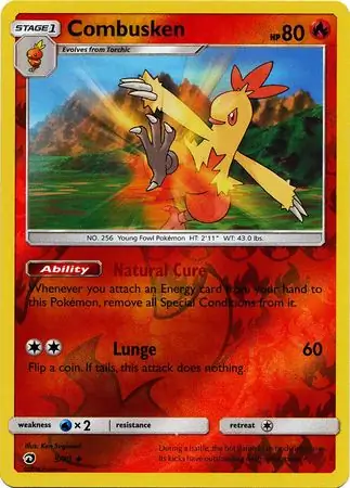 Combusken Reverse Holo 5 Normal