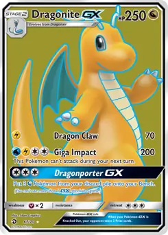 Full Art Dragonite GX 67 Normal