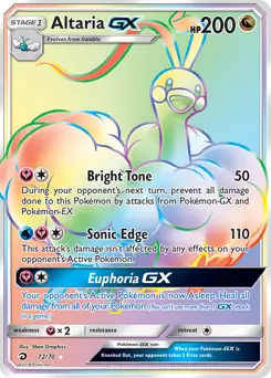 Altaria GX Secret 72 Normal