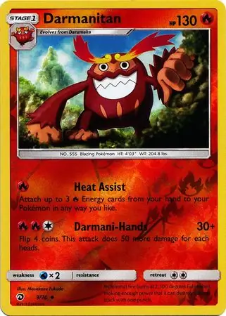 Darmanitan Reverse Holo 9 Normal
