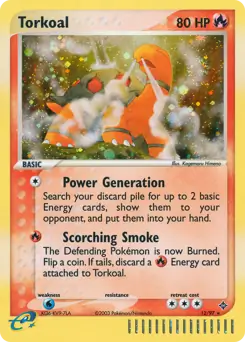 Torkoal Holo 12 Normal