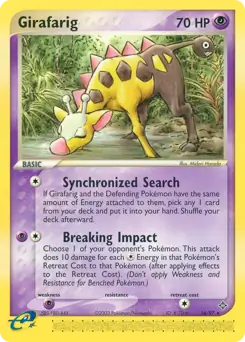 Girafarig 16 Normal