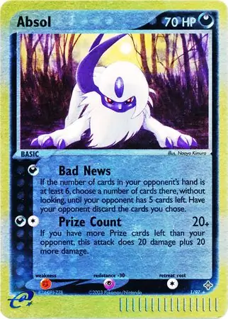 Absol Reverse Holo 1 Normal