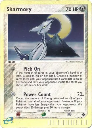 Skarmory Reverse Holo 21 Normal