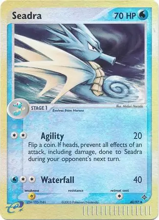 Seadra Reverse Holo 40 Normal