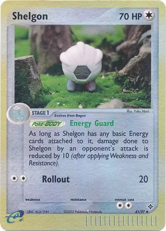 Shelgon Reverse Holo 41 Normal