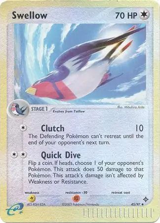 Swellow Reverse Holo 45 Normal