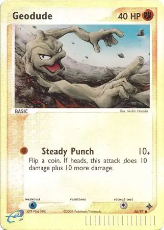 Geodude Reverse Holo 56