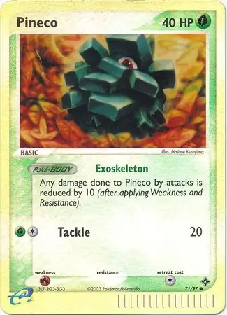 Pineco Reverse Holo 71 Normal
