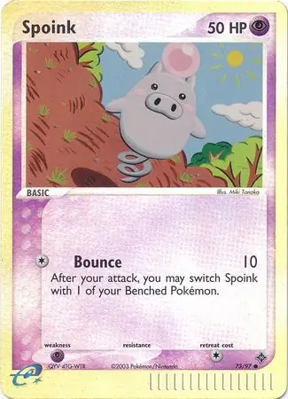 Spoink Reverse Holo 73 Normal
