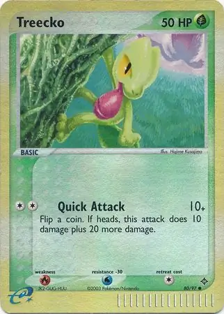 Treecko Reverse Holo 80 Normal