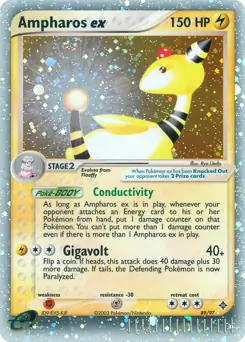 Ampharos ex 89 Normal