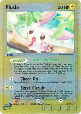 Plusle Reverse Holo 8 Normal