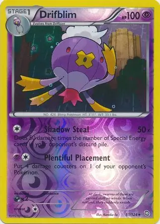 Drifblim Reverse Holo 51 Normal