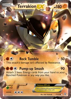 Terrakion EX 71 Normal