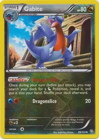 Gabite Reverse Holo 89
