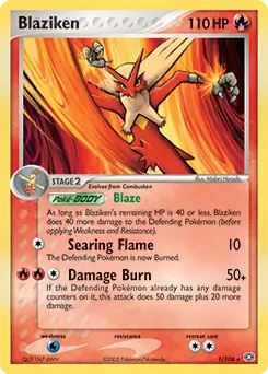 Blaziken Holo 1 Normal