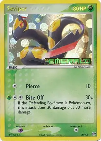 Seviper Reverse Holo 20 Normal