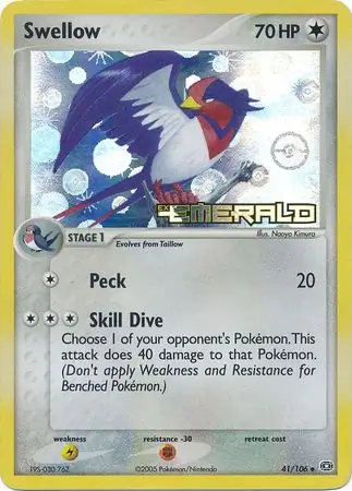 Swellow Reverse Holo 41 Normal