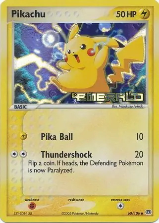 Pikachu Reverse Holo 60 Normal