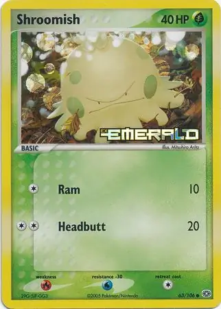 Shroomish Reverse Holo 63 Normal