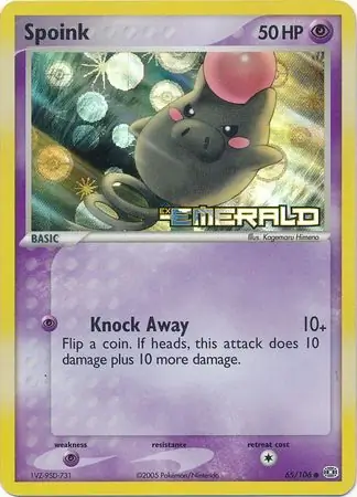 Spoink Reverse Holo 65 Normal