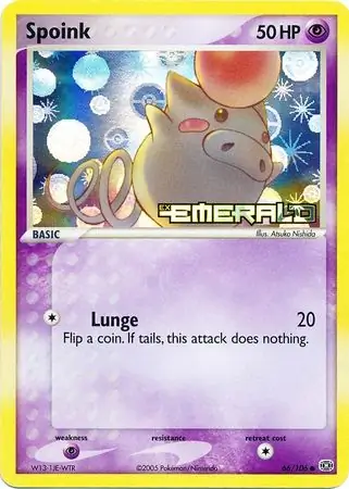 Spoink Reverse Holo 66