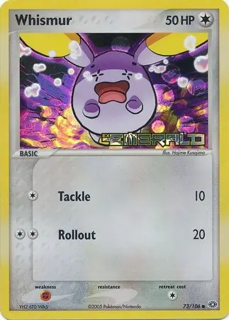 Whismur Reverse Holo 73 Normal