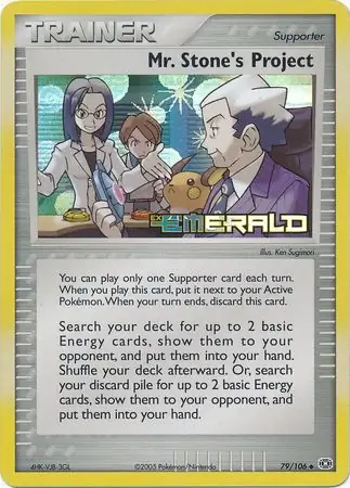 Mr. Stone's Project Reverse Holo 79 Normal