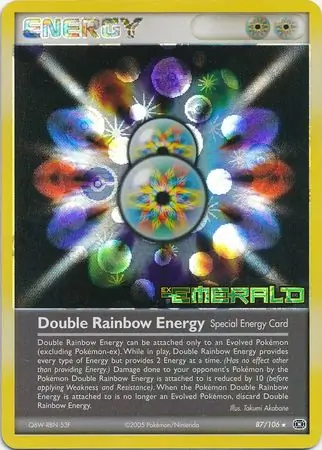Double Rainbow Energy Reverse Holo 87 Normal