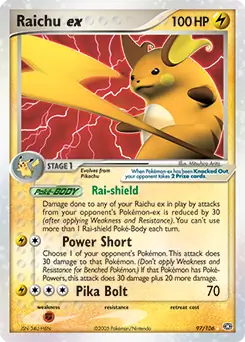 Raichu ex 97 Normal