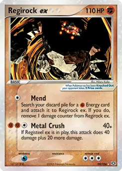 Regirock ex 99 Normal